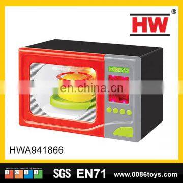 Hot selling kitchen toys the plastic toy microwave oven