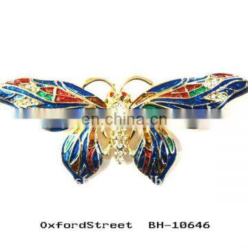 fashion alloy butterfly brooch BH-10646