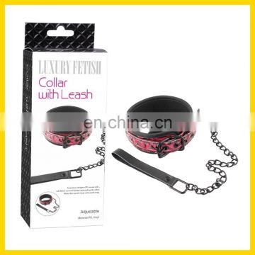 Dark Red Leather Fetish Collar Leash, www sex xxx com sex toy