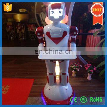 2016 Hot Sell 3rd Generation Intelligent Humanoid Robot Waiter For Restaurant And coffer house,Factory Price