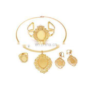 2014 light weight gold plated necklace sets