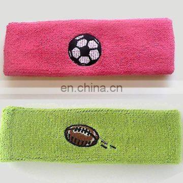 Cutom logo small order cotton headband