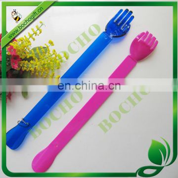 Plastic Back scratcher with shoe horn