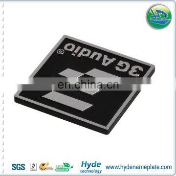 3D Brand Logo Diamond Cut Metal Nameplates,logo Embossed Aluminum/stainless Steel Label Name Plate photo-4
