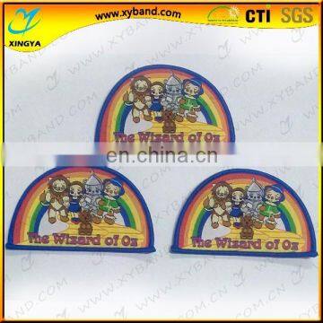 lovely woven kids polyester badges