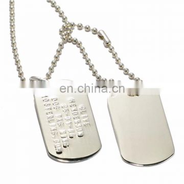 Hot sale wholesale high quality military dog tag