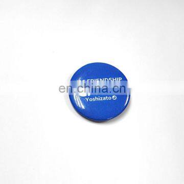 customized round metal badge with logo promotiomal gift