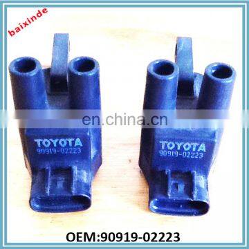 High quality auto Ignition coil 90919-02223 as OEM standard 9091902223