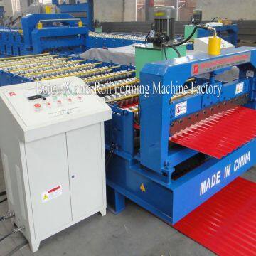 Quality Assured Colored Single Deck Corrugated Roof Board Construction Machinery