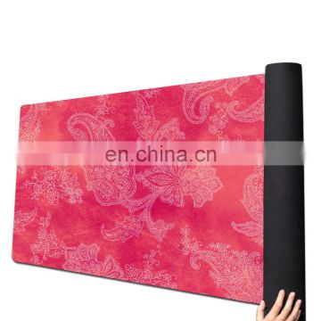 Amazon Top sales eco friendly suede natural rubber yoga mat