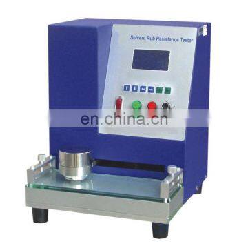 Solvent Rub Resistance Tester