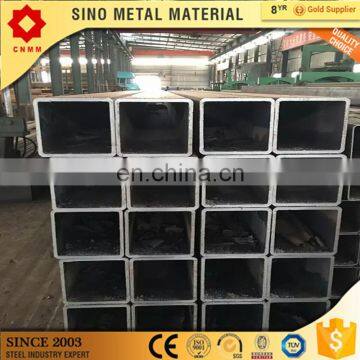 pre galvanized tube/pipe black carbon square steel from tianjin 75*75*3.0 mm rectangular pipe