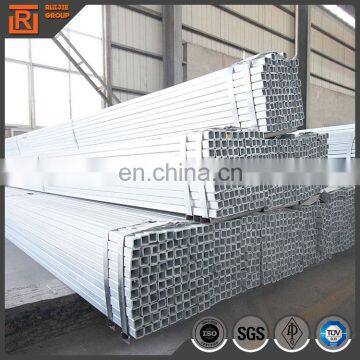 ERW Straight Seam gi Tube, 30x30 Pre Galvanized Square Steel Tube Weight per Piece