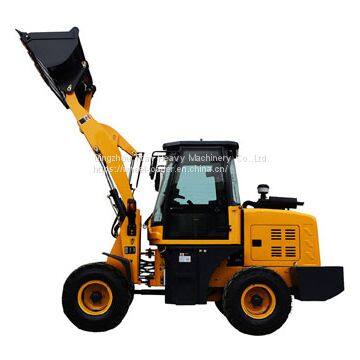China Farm Articulated 1.2ton Wheels TL12 Mini Wheel Loader For Sale photo-2
