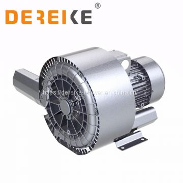 China leading manufacture DEREIKE Air Blowers side channel type DHB 820C 015 IE2/IE3 with Thermal Protection PTC VACUUM cleaning, dust collector, centrol vacuum system