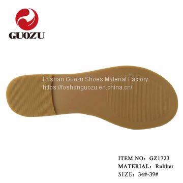 Women Sandal Sole Rubber Sandal Sole Flat Sandal Sole photo-3