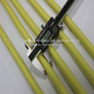 RECOMEN high quality Heat-resistance fireproof  Fire rescue ropes aramid  fiber fabric 1500d