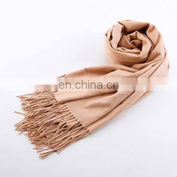 Artificial Wool Soft and Plain Color Travel Picnic Party Shawls and Scarves