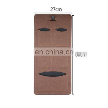 New Design 5 Pockets Wall Hanging Felt Fabric Cell Phone Charger Holder Storage Bag for Party photo-3