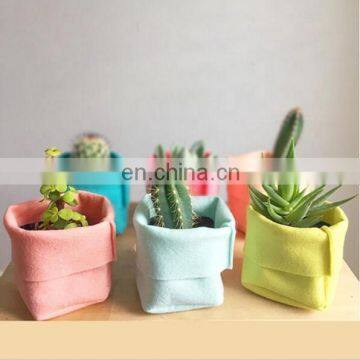 Various Color Small Size Felt Plant Bag photo-4