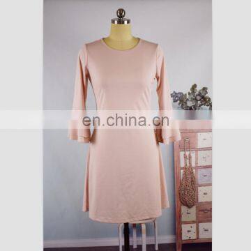 2019 New Summer Ruffle Trump Sleeve Mom Girl Mother Daughter Matching Dress (this Link for WOMAN) photo-3