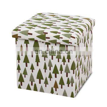 Home storage organization foldable Seat Box ottoman sale big ottoman stool