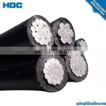 N FC33-209 Aluminium Cable 3 x 70mm2 + 56mm2 + 2x 16MM2 PE Insulation ABC Cable photo-2