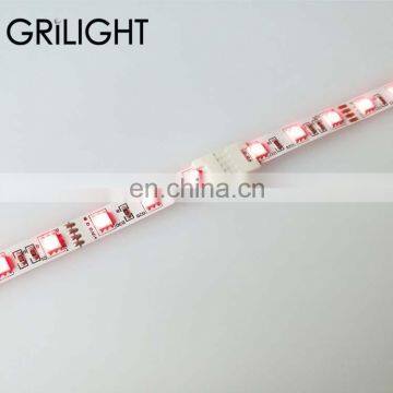 Solderless 4 Pin Rgb 10mm Width Pcb Led Connector for Smd 5050 Led Strip photo-5