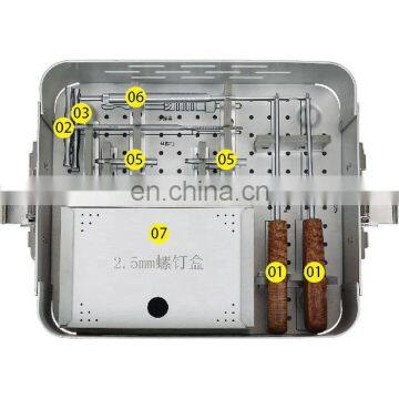 Competitive Price Medical Veterinary Bone 2.5mm Locking Plate Instrument Kit Orthopedic Instrument Set