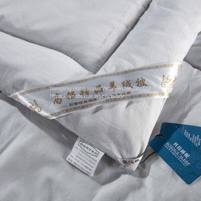 Luxury Cashmere Silk Quilt Double Velvet Winter Bedding for Hotel photo-3