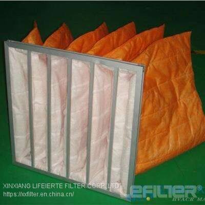 592*592*380mm Second Stage Medium Efficiency Air Filter Pocket Bag Filter