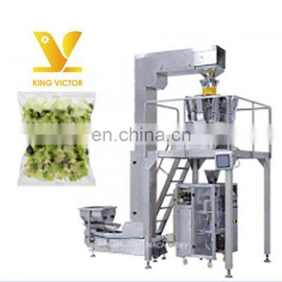 Automatic salad weighing vertical packaging machine