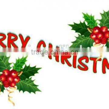 christmas word banner