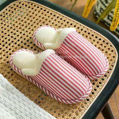 Men's Cotton Slippers With Heel Men's and Women's Home Shoes Winter Men's Cotton Drag Bag With Cotton Shoes Winter Wool Slippers Winter Home photo-4
