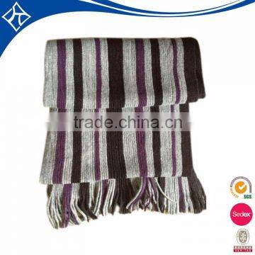 Men striped scarf crochet pattern knitting scarf