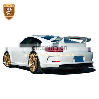 Cheapest Price Carbon Fiber+Fiberglass GT3 Style Car Rear Racing Spoiler Wing For Porsche 911 991 Carrera