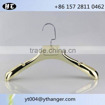 ABS electronic plated hanger with notch for garment