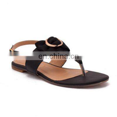 women flat shoes ankle strap t-strap design sandals