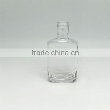 4oz flat shape glass wine bottles