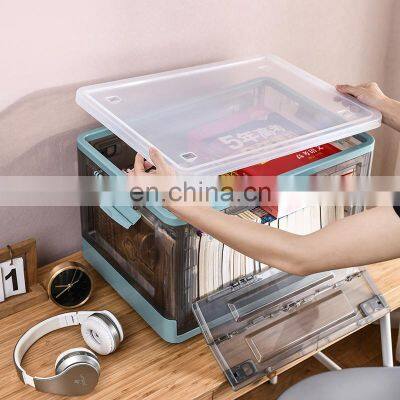 Household Cheap Wholesale Collapsible Clothes Organizer Bin Plastic Storage Foldable Box