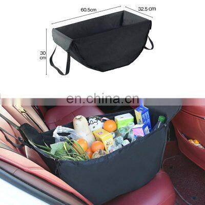 Autoaby Universal Car Back Seat Storage Basket Shopping Bag Organizer Stowing Tidying  for Travel Interior Accessories