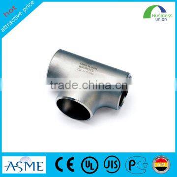 galvanized steel stainless steel pipe tee reducer tube tee