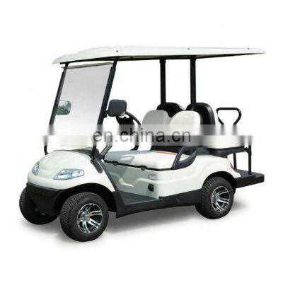 A627.2+2 4 Seat Golf Cart Electric Buggy Back Seat Sightseeing car