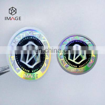 Round Anti-counterfeit Custom Laser Hologram Sticker for Brand Packaging