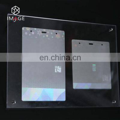 Sparkle Clear Custom Hologram Thermal Laminating Pouches photo-5