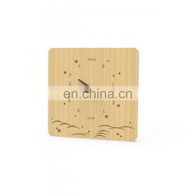 Natural Eco Friendly Home Decorative Simplicity Bamboo Tide Wall Clock photo-4