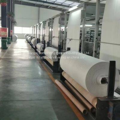 Inner Baffled PP Polypropylene Woven With Spout Recycling Flexible Container Sand Bag Baffle FIBC Jumbo Bag