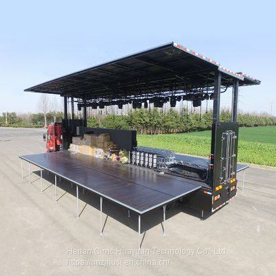 HUAYUAN S455 With Lights and Sound Outdoor Event Podium Concert Stage Truck photo-3
