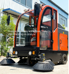 drive cabin mounted new energy sweeper clean energy sweeper assy electric sweeper