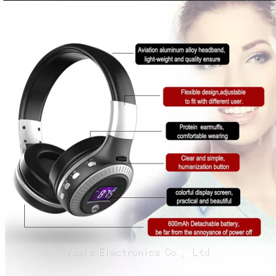 High Quality Wholesale Fordable Wireless Bluetooth 5.0 Stereo Bluetooth Headset With Microphone ANC